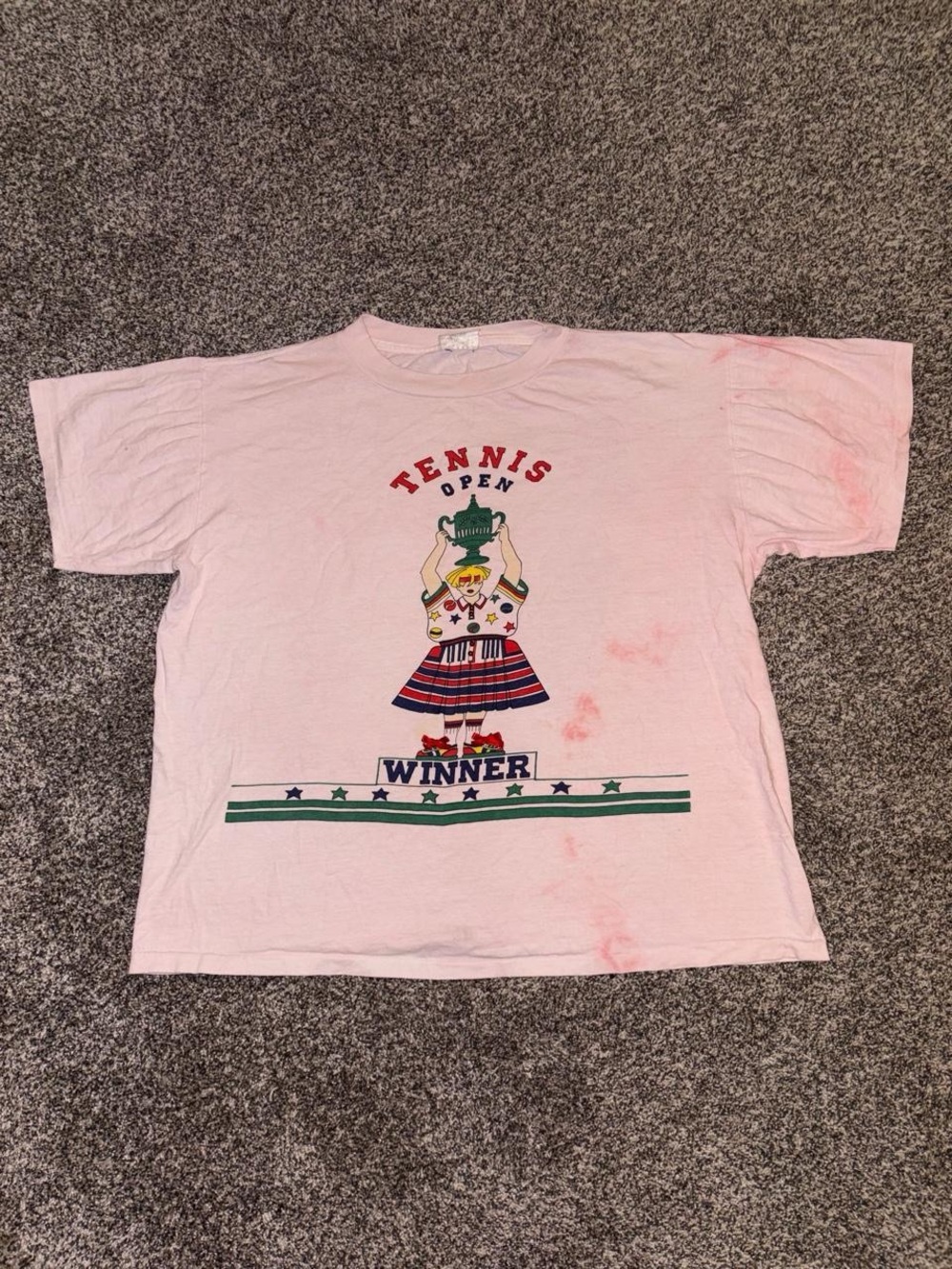 Vintage 1980s single stitch tennis tee
